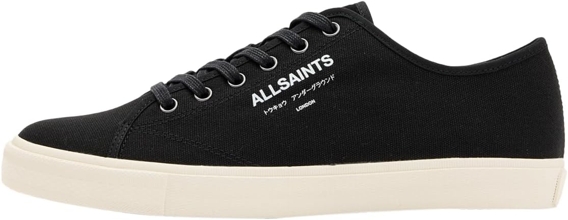 Мужские низкие кеды Allsaints Underground из канвы, черный/белый
Мужские низкие кеды Allsaints Underground из канвы, черный/белый