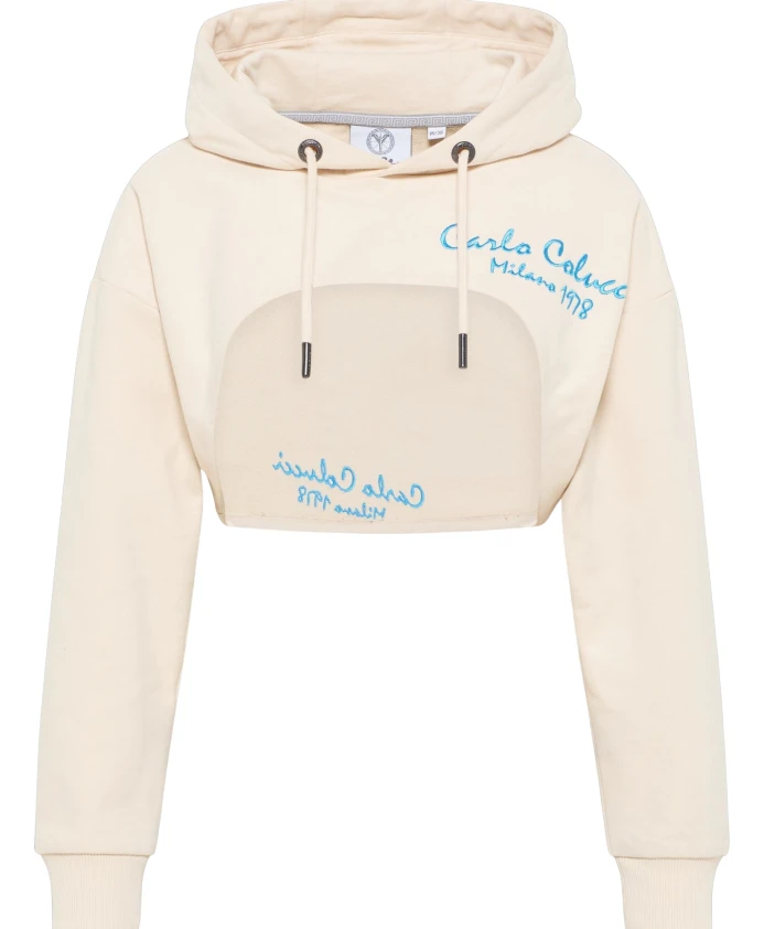 Модная укороченная толстовка оверсайз Carlo Colucci, белый
Модная укороченная толстовка оверсайз Carlo Colucci, белый