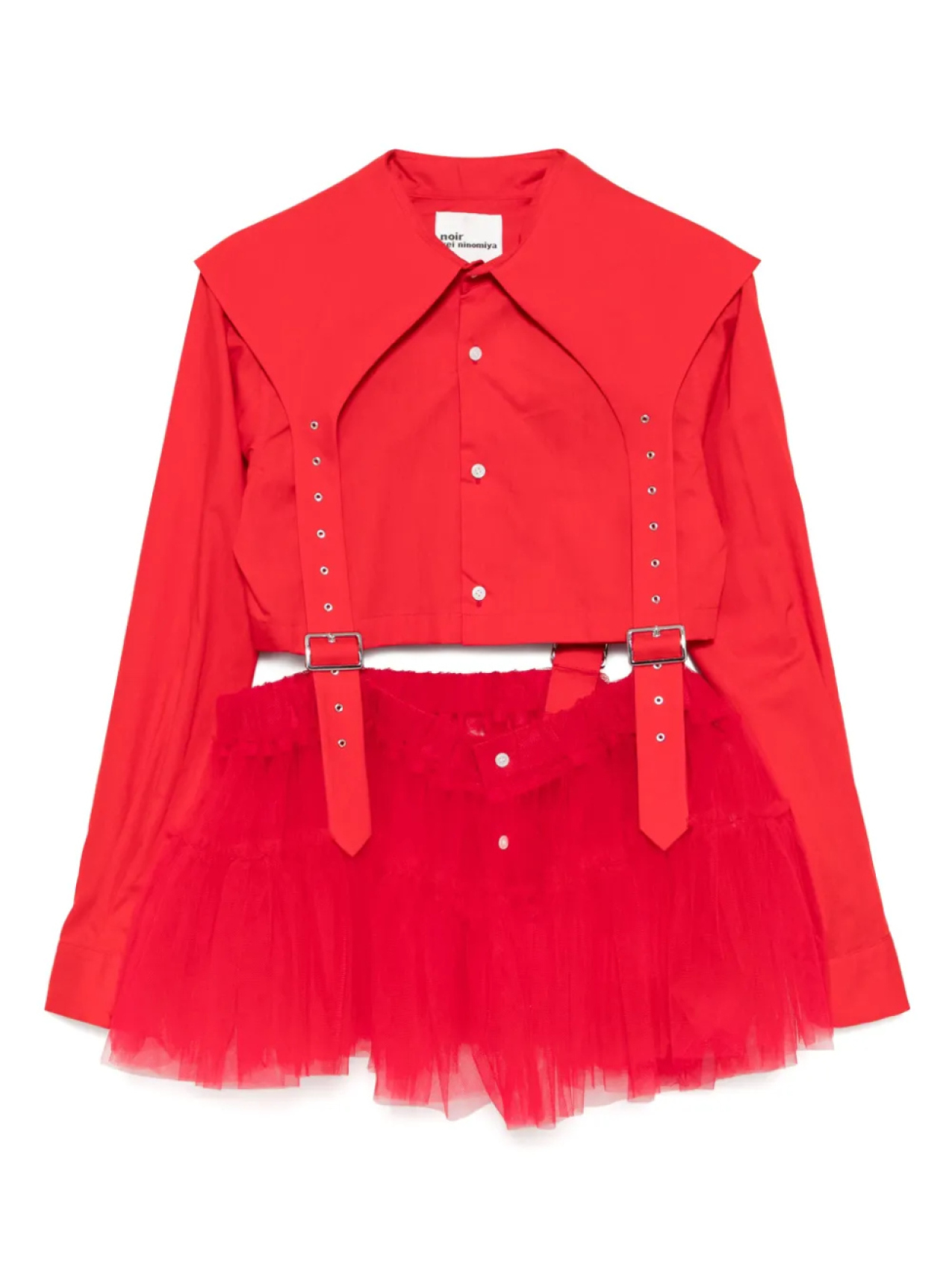 Платье-рубашка Noir Kei Ninomiya, красный
Платье-рубашка Noir Kei Ninomiya, красный