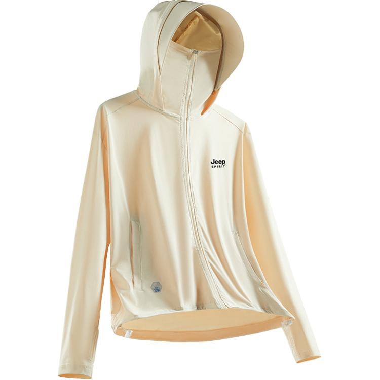 JEEP SPIRIT Дышащая быстросохнущая одежда с защитой от ультрафиолета и охлаждающим эффектом унисекс, Light White Tea 
JEEP SPIRIT Дышащая быстросохнущая одежда с защитой от ультрафиолета и охлаждающим эффектом унисекс, Light White Tea