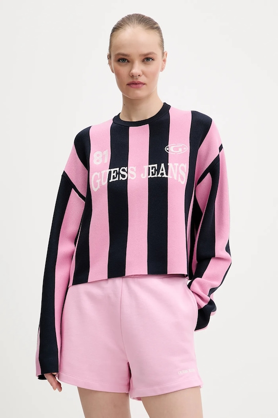 Свитер Guess Jeans, розовый
Свитер Guess Jeans, розовый