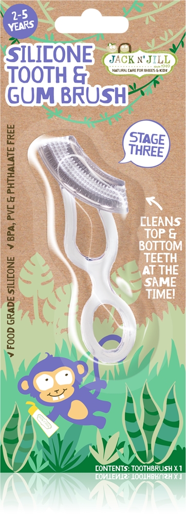 Силиконовая детская зубная щетка и щетка для десен, мягкая Jack N’ Jill, 1 шт
Силиконовая детская зубная щетка и щетка для десен, мягкая Jack N’ Jill, 1 шт