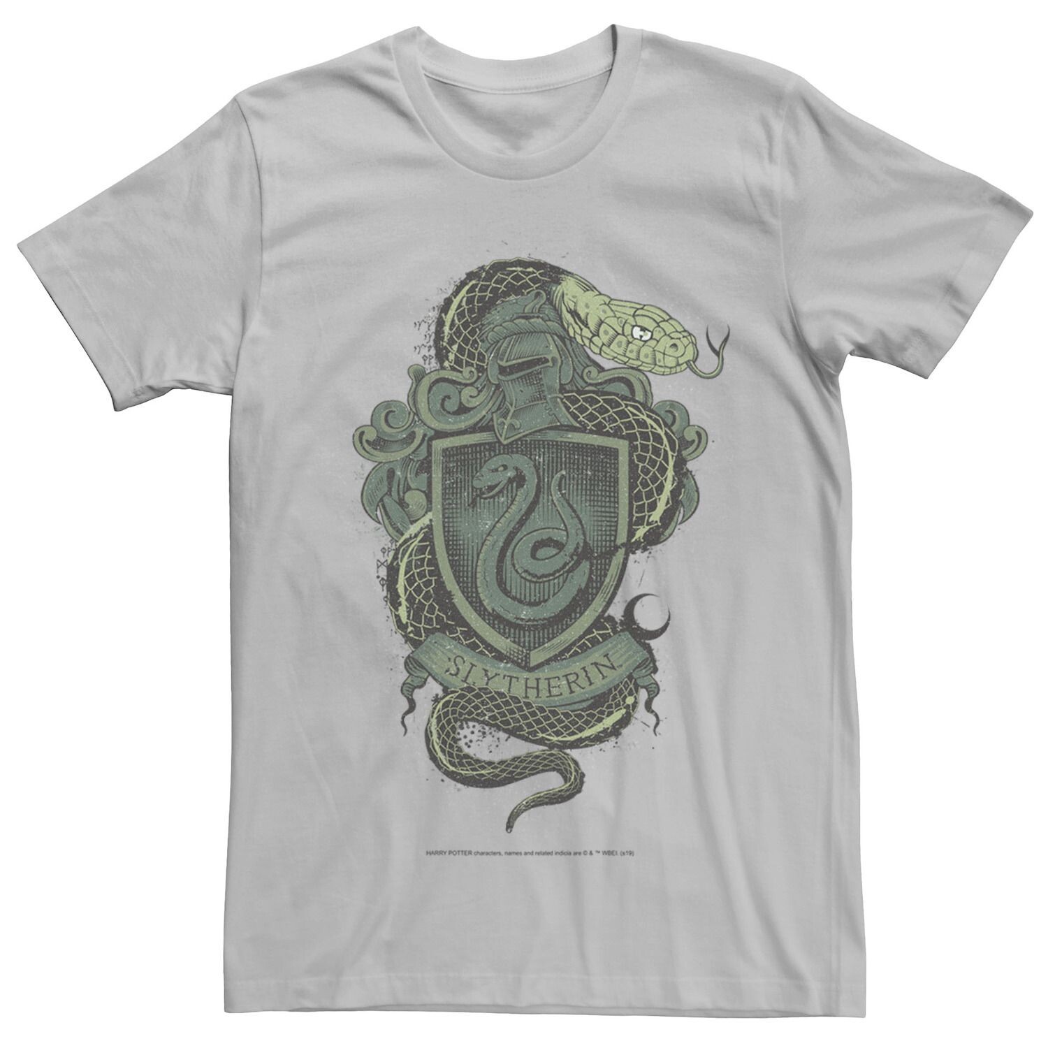 Мужская футболка с гербом «Гарри Поттер Слизерин Хаус» Harry Potter, серебристый
Мужская футболка с гербом «Гарри Поттер Слизерин Хаус» Harry Potter, серебристый