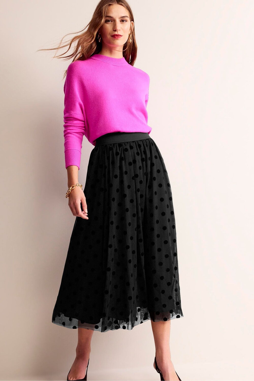 Юбка миди из тюля Isabella Boden, черный
Юбка миди из тюля Isabella Boden, черный