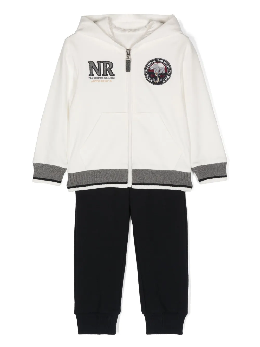 Спортивный костюм с нашивкой Lapin House, белый
Спортивный костюм с нашивкой Lapin House, белый