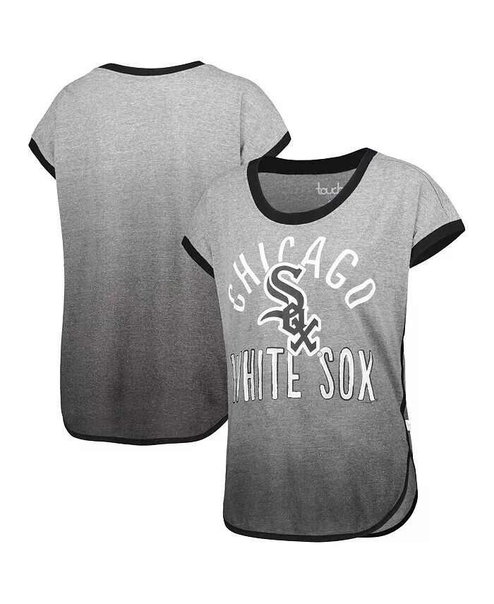 Женская серо-черная футболка без рукавов Chicago White Sox Home Run Tri-Blend Touch
Женская серо-черная футболка без рукавов Chicago White Sox Home Run Tri-Blend Touch