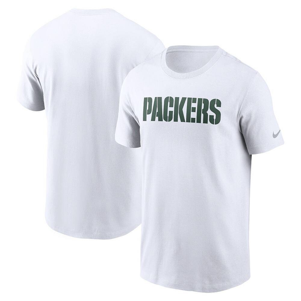 Мужская белая футболка Nike Green Bay Packers Primetime Wordmark Essential, цвет Pkr White
Мужская белая футболка Nike Green Bay Packers Primetime Wordmark Essential, цвет Pkr White