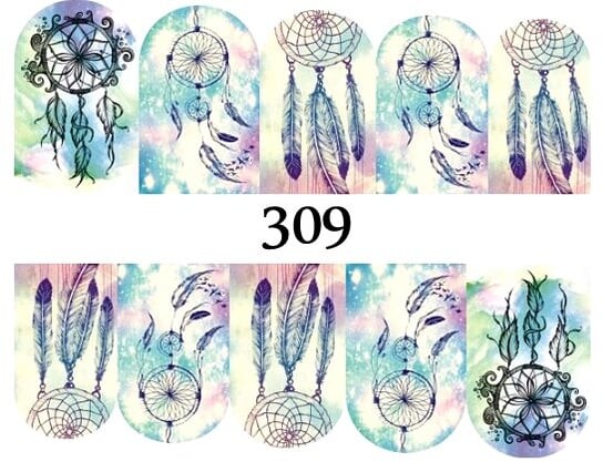 Водные наклейки для ногтей - №309, inna
Водные наклейки для ногтей - №309, inna