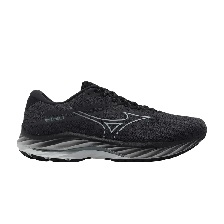 Кроссовки Mizuno Wave Rider 27 Super Wide 'Ebony Black', черный
Кроссовки Mizuno Wave Rider 27 Super Wide 'Ebony Black', черный