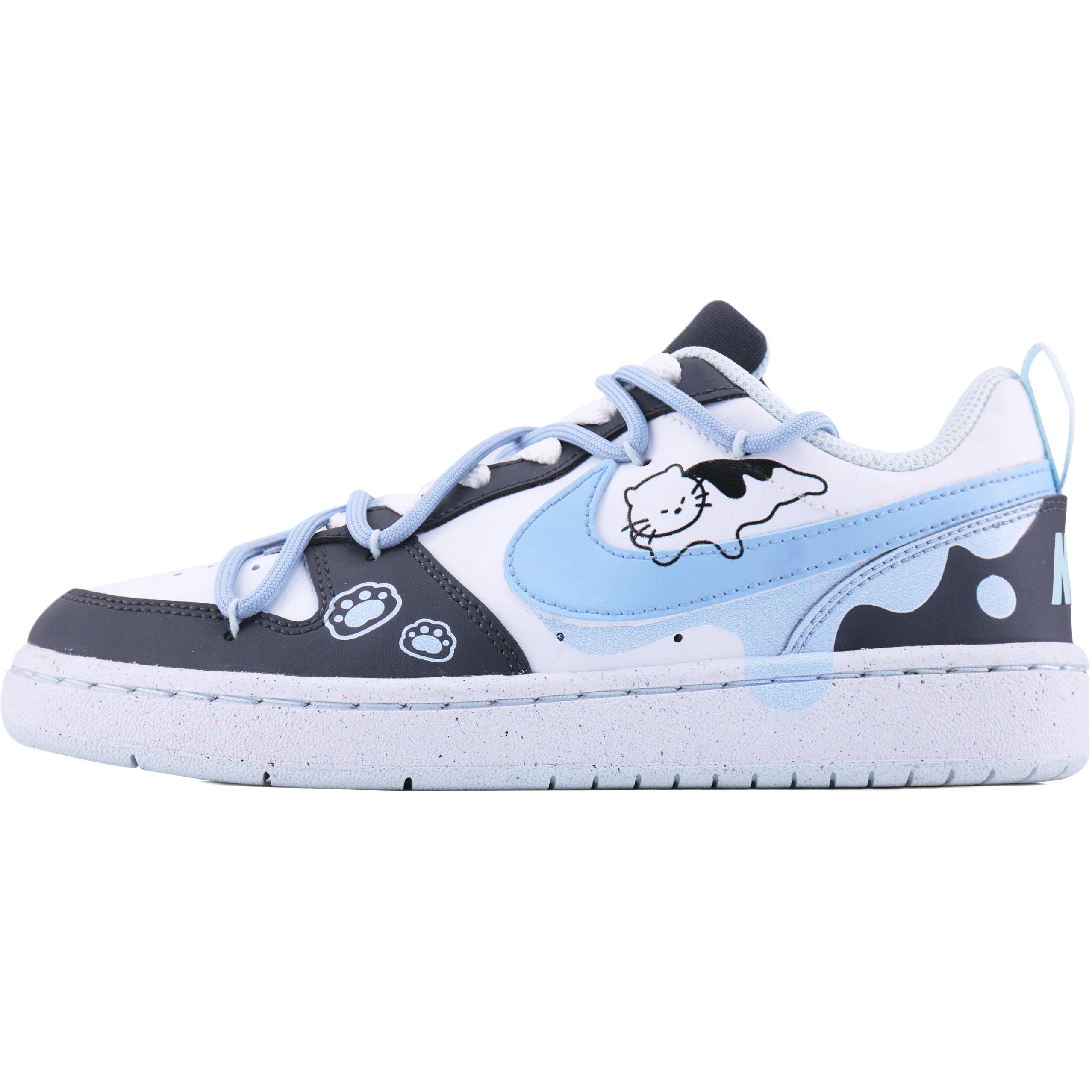 Court Borough Low Recraft Meowth Roll Slip Resistant Abrasion Resistant Low top Детские кроссовки для скейтбординга Nike, черный белый синий
Court Borough Low Recraft Meowth Roll Slip Resistant Abrasion Resistant Low top Детские кроссовки для скейтбординга Nike, черный белый синий