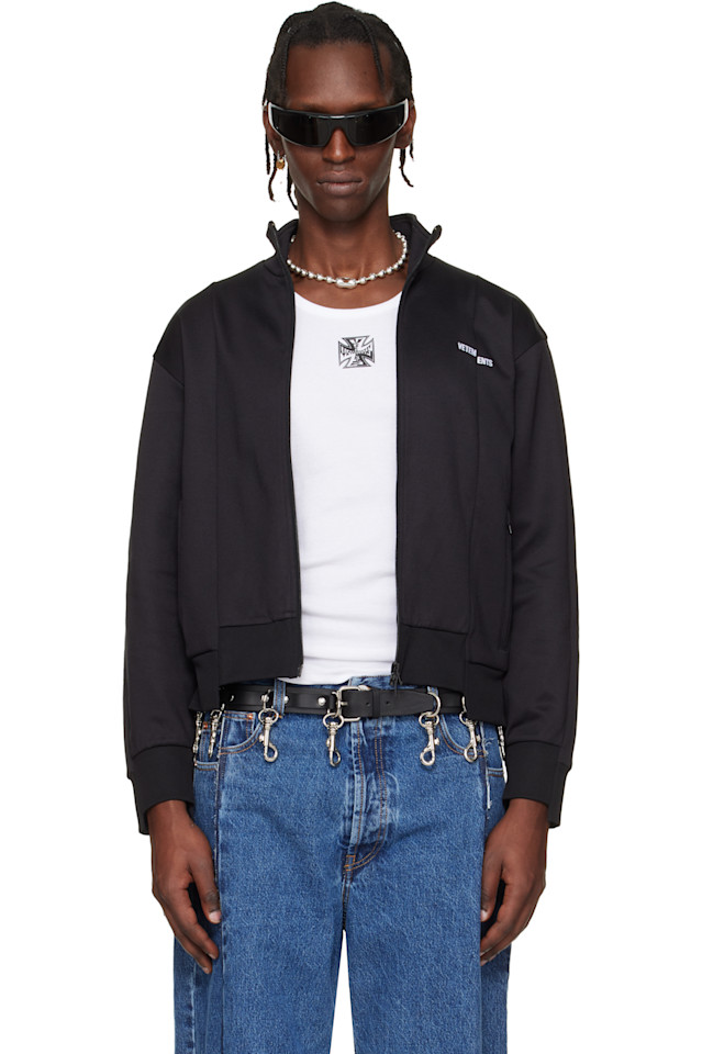 Спортивная куртка Cut-Up на молнии Vetements, черный
Спортивная куртка Cut-Up на молнии Vetements, черный