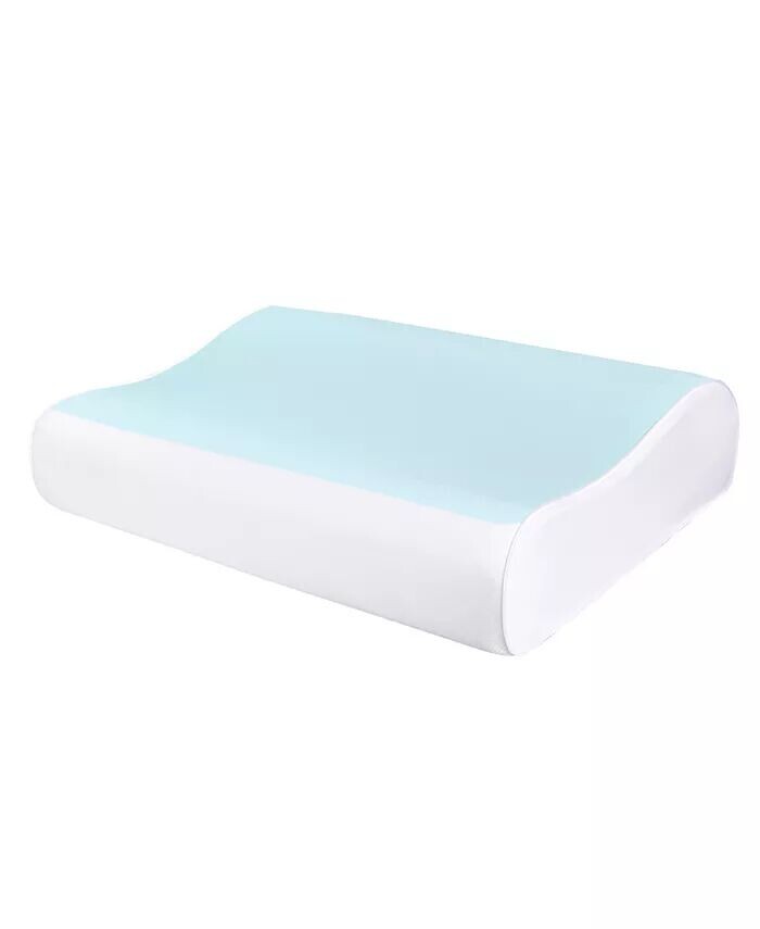 Подушка для контуринга Cool Comfort из пены с эффектом памяти, минимизирующий тепло гель Hydraluxe™ и вентиляция с открытыми порами Comfort Revolution, синий
Подушка для контуринга Cool Comfort из пены с эффектом памяти, минимизирующий тепло гель Hydraluxe™ и вентиляция с открытыми порами Comfort Revolution, синий