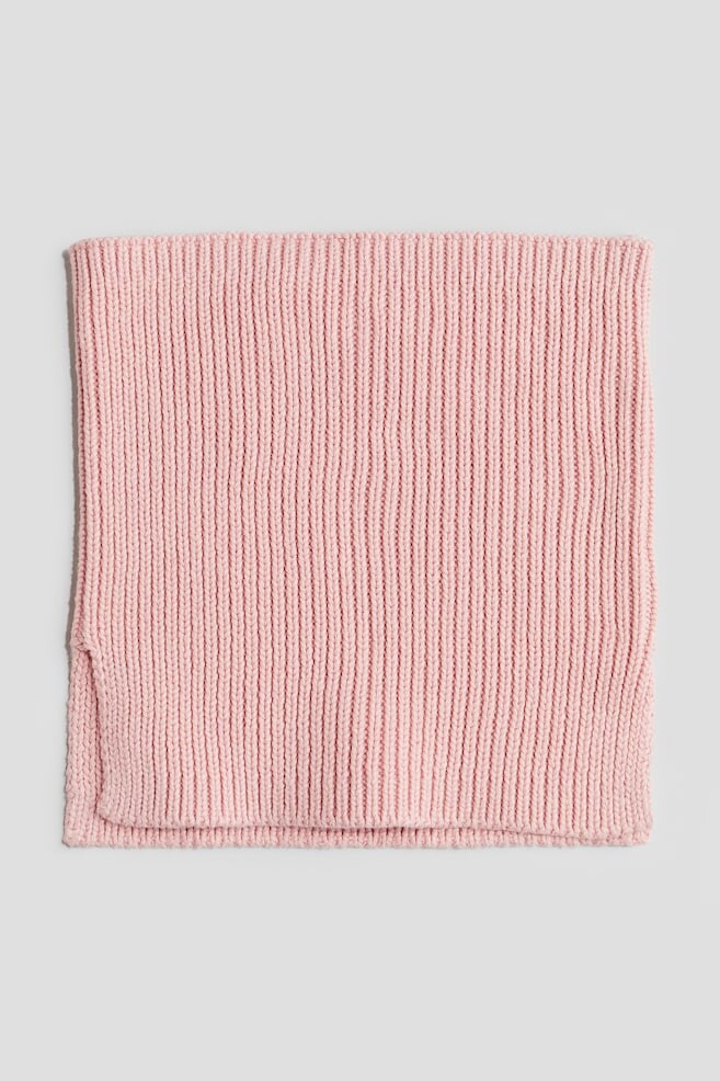 Шарф-Труба вязки в рубчик H&M, розовый 
Шарф-Труба вязки в рубчик H&M, розовый