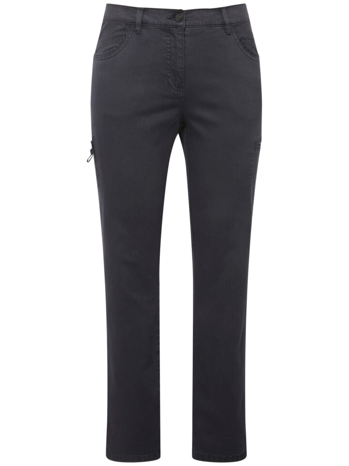 Брюки-карго Ulla Popken, цвет asphalt 
Брюки-карго Ulla Popken, цвет asphalt