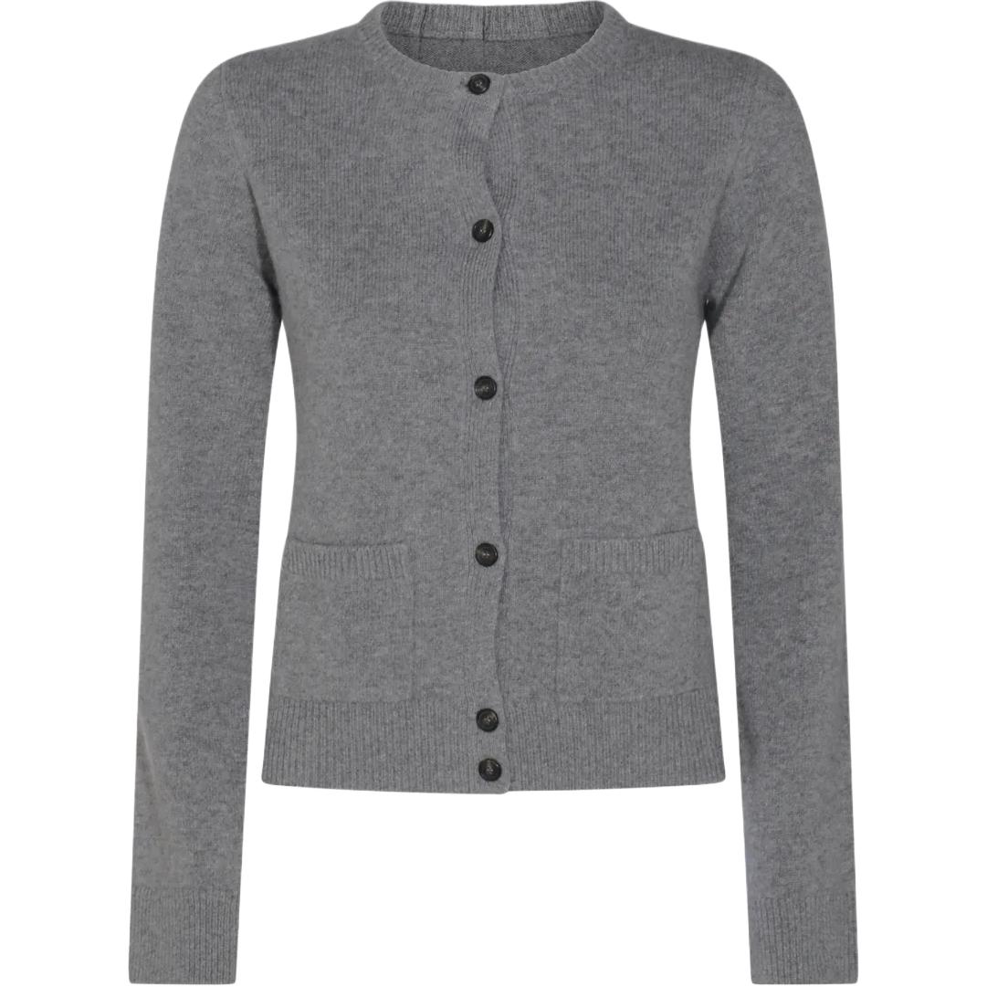 Кардиган с пуговицами и накладным карманом MM6 Maison Margiela, серый
Кардиган с пуговицами и накладным карманом MM6 Maison Margiela, серый