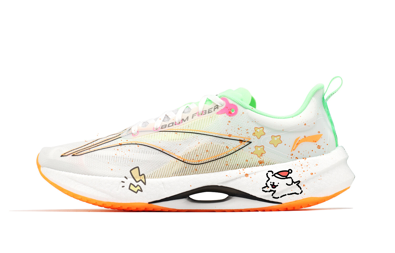 Кроссовки Super Light 21 для бега мужские с низким верхом белые/оранжевые/зеленые Lining
Кроссовки Super Light 21 для бега мужские с низким верхом белые/оранжевые/зеленые Lining