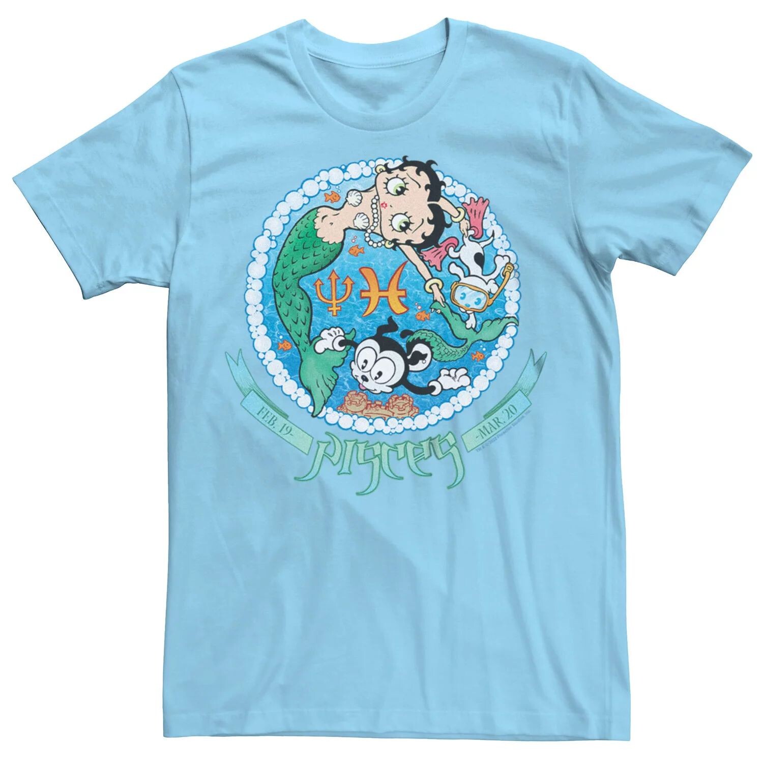 Мужская футболка с гороскопом Betty Boop Pisces Licensed Character
Мужская футболка с гороскопом Betty Boop Pisces Licensed Character