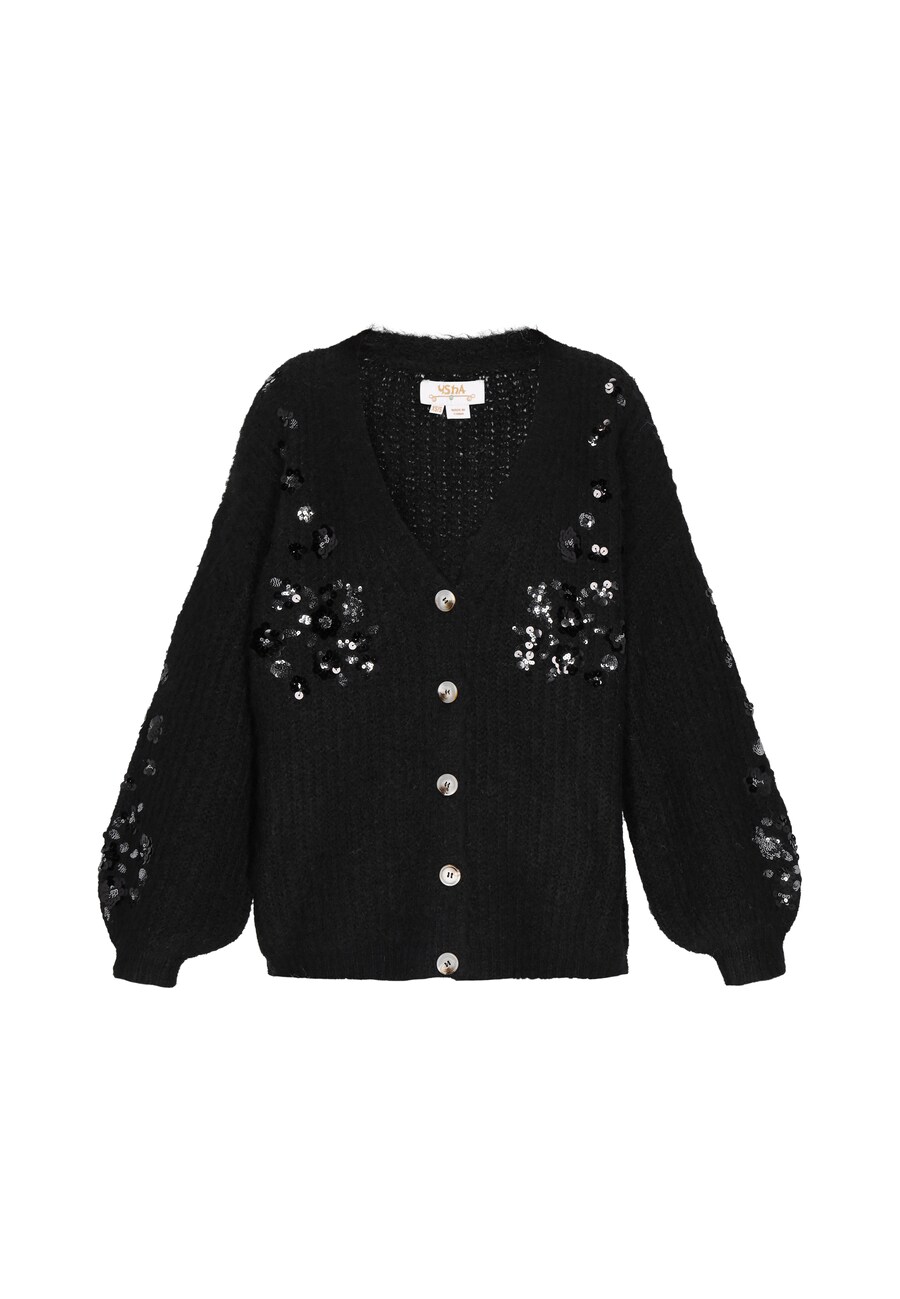 Вязаный кардиган usha FESTIVAL, черный
Вязаный кардиган usha FESTIVAL, черный