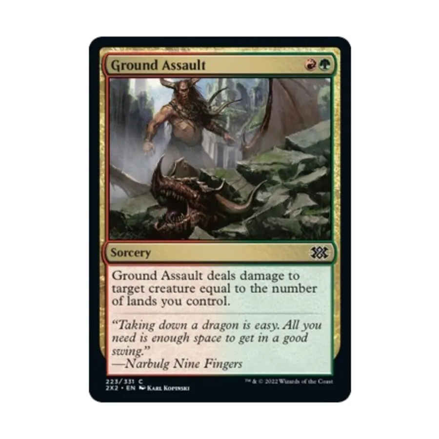 CCG Наземный штурм (С), MTG - Double Masters 2022
CCG Наземный штурм (С), MTG - Double Masters 2022