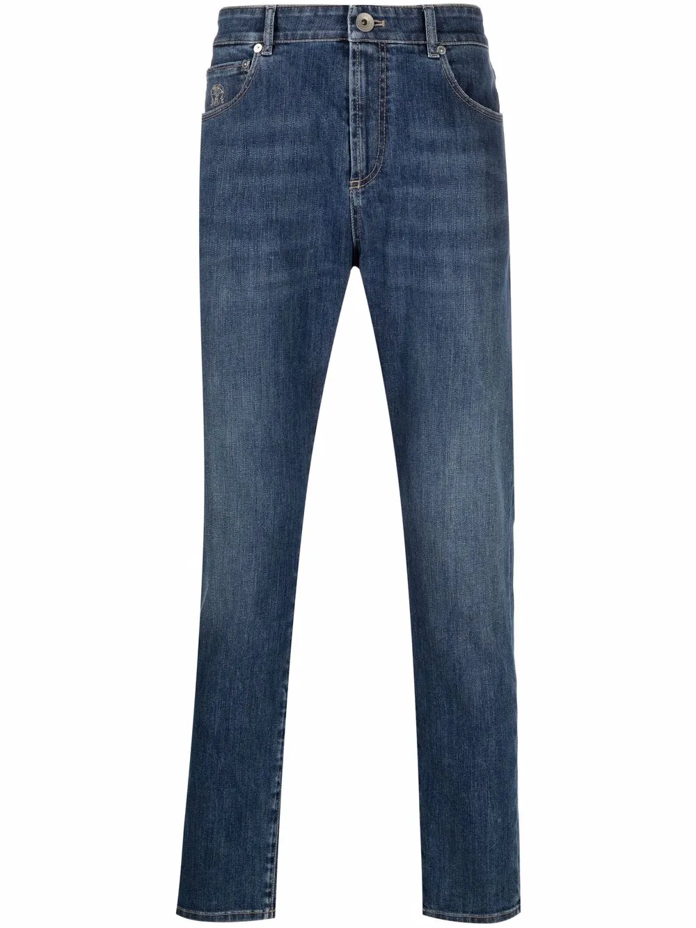 Джинсы прямого кроя Brunello Cucinelli, синий
Джинсы прямого кроя Brunello Cucinelli, синий