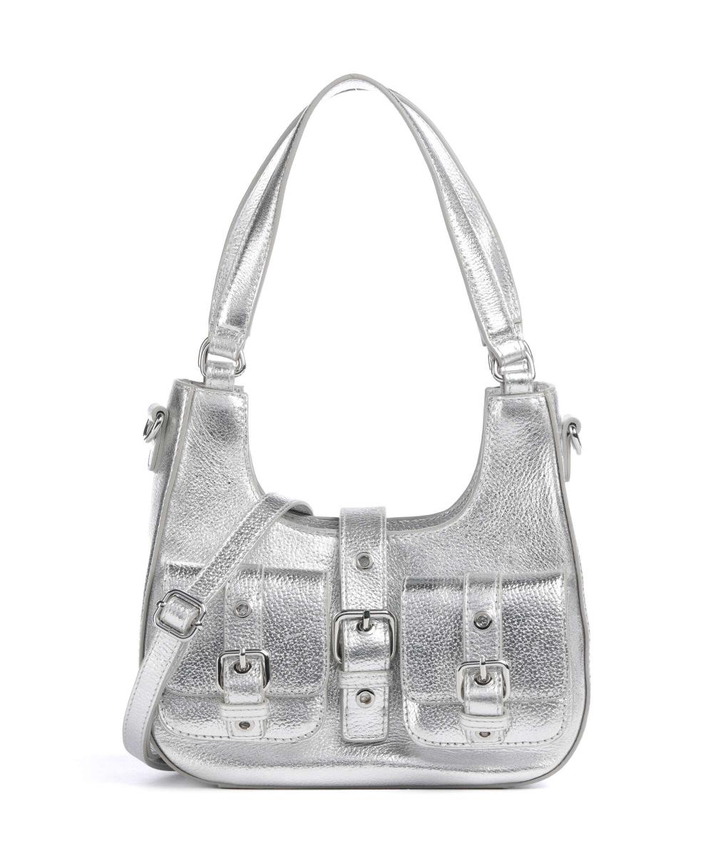 Металлическая маленькая сумка через плечо Alva из зернистой кожи Núnoo, серебряный
Металлическая маленькая сумка через плечо Alva из зернистой кожи Núnoo, серебряный