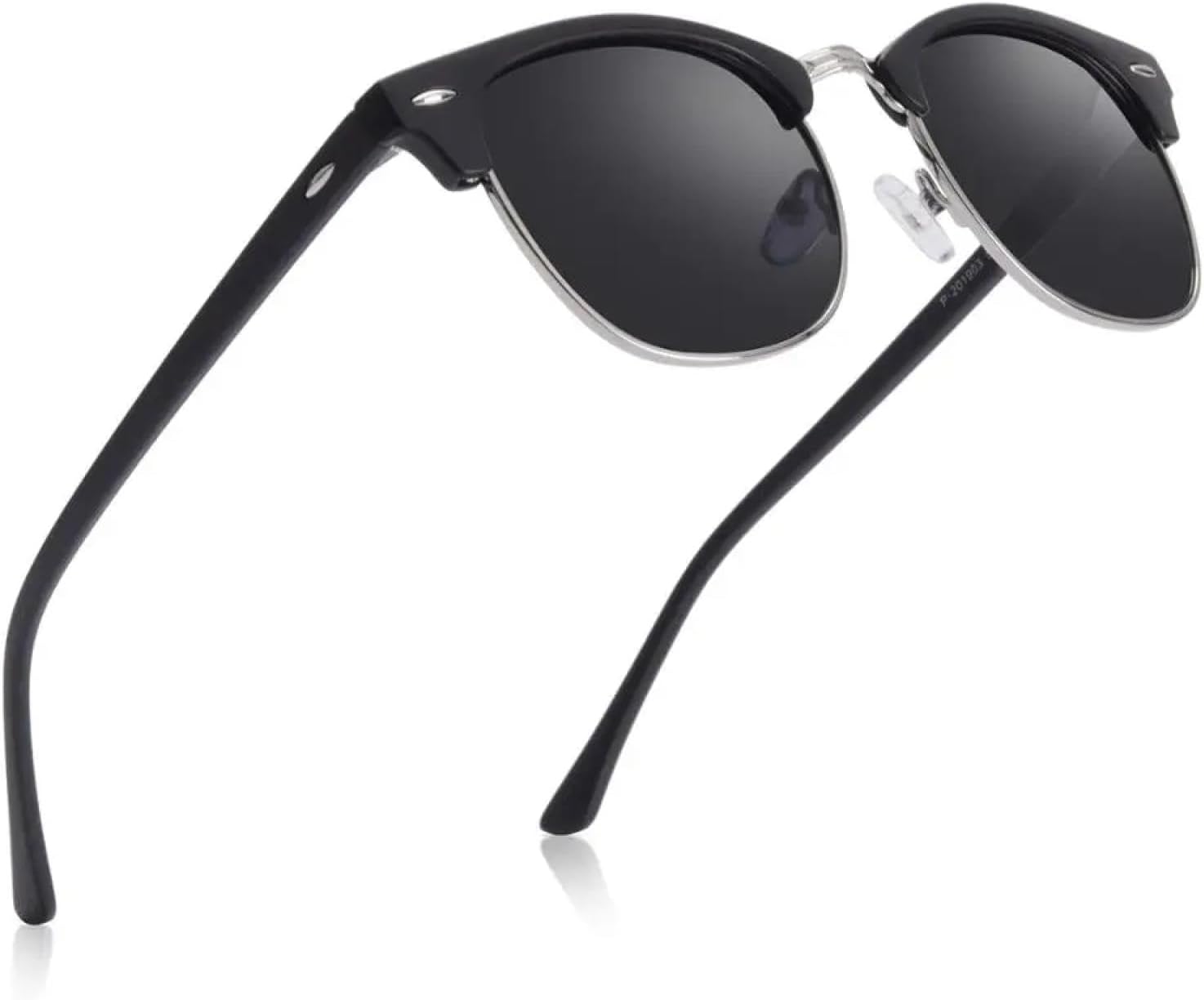 Поляризованные солнцезащитные очки для мужчин в винтажном стиле с полуметаллической оправой и зеркальными линзами, солнцезащитные очки для женщин и мужчин SZVVBKK, C2matte Black Silver
Поляризованные солнцезащитные очки для мужчин в винтажном стиле с полуметаллической оправой и зеркальными линзами, солнцезащитные очки для женщин и мужчин SZVVBKK, C2matte Black Silver