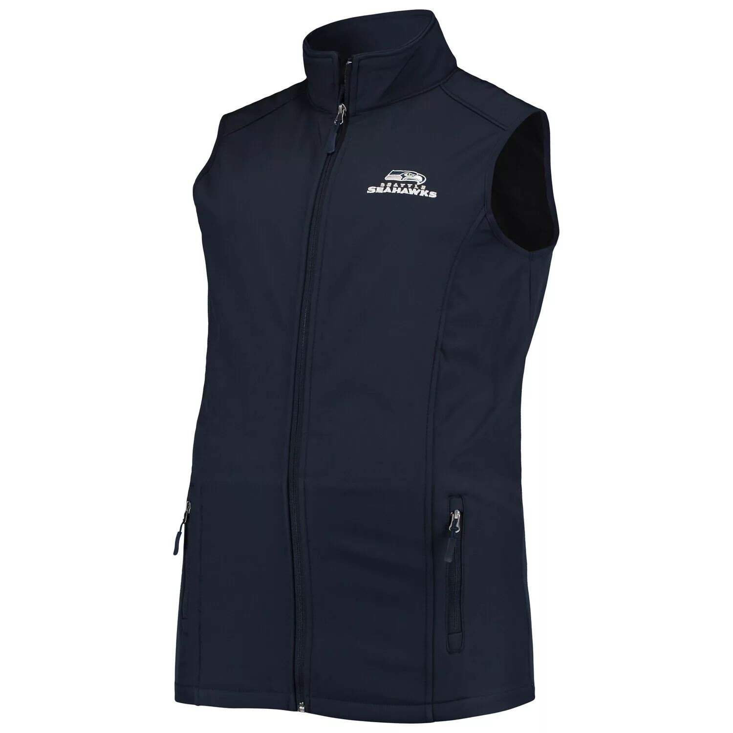 Мужской темно-синий жилет с молнией во всю длину Dunbrooke College Seattle Seahawks Big & Tall Archer Softshell
Мужской темно-синий жилет с молнией во всю длину Dunbrooke College Seattle Seahawks Big & Tall Archer Softshell