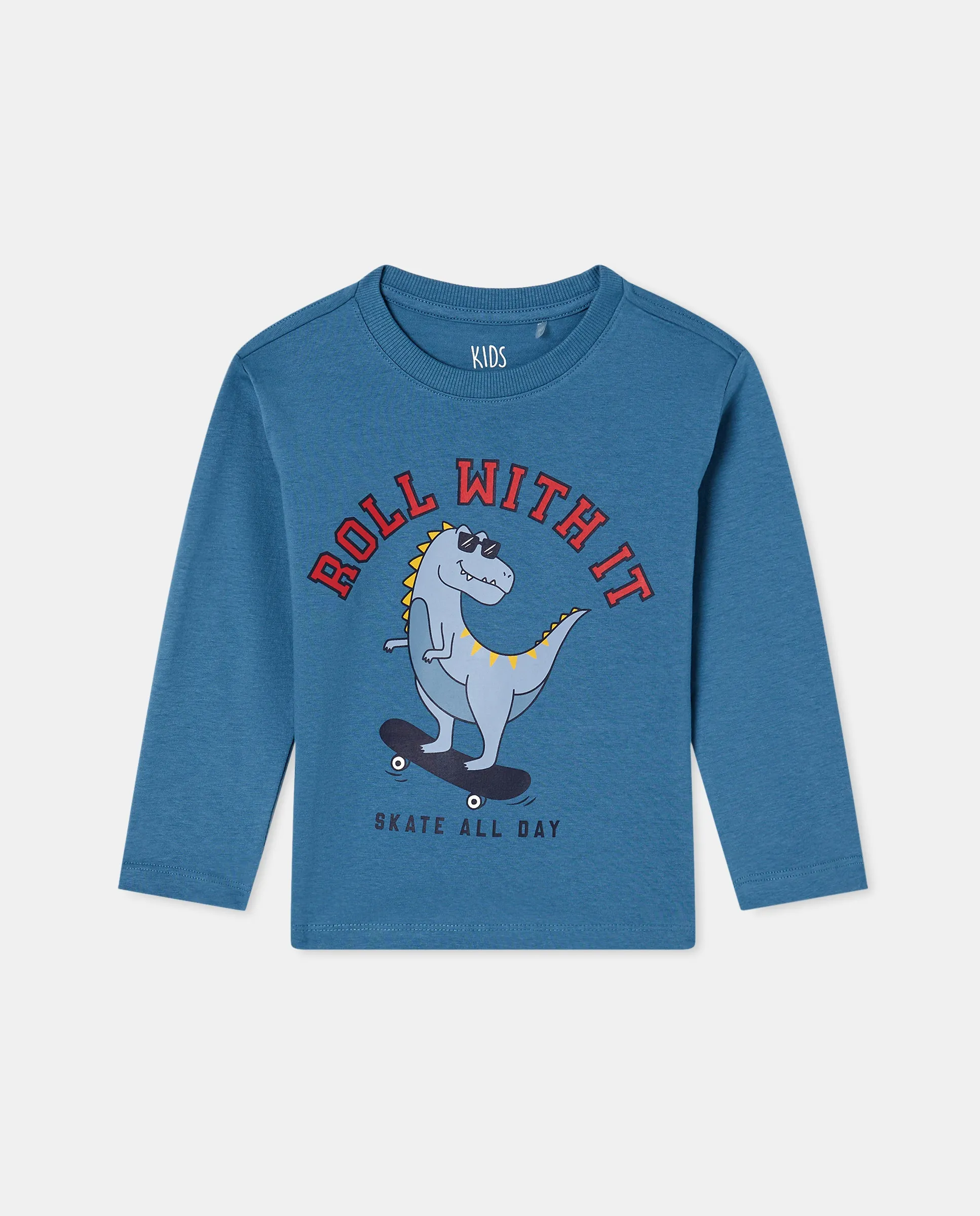 Детская футболка с длинным рукавом базовый принт Kids El Corte Inglés, синий
Детская футболка с длинным рукавом базовый принт Kids El Corte Inglés, синий