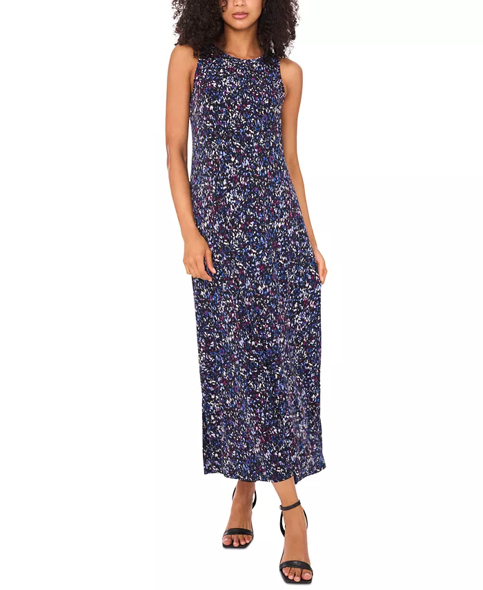 Женское принтованное платье макси без рукавов с вырезом-замочной скважиной на спине Vince Camuto, синий
Женское принтованное платье макси без рукавов с вырезом-замочной скважиной на спине Vince Camuto, синий