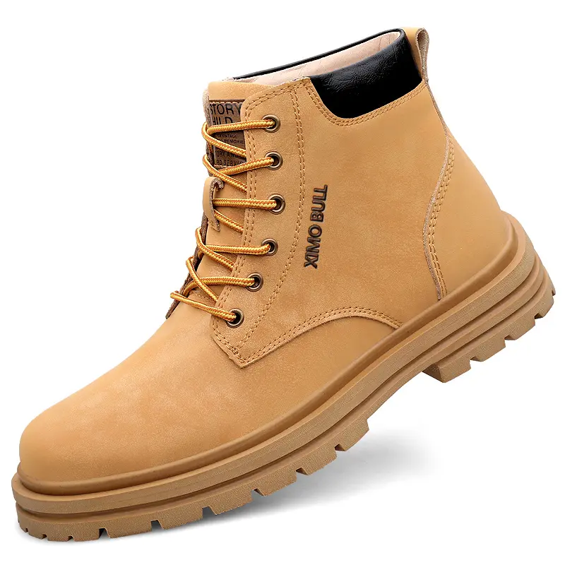 XIMO BULL Желто-коричневые утепленные короткие ботинки Martin Unisex, цвет Yellow Brown Fleece-Lined
XIMO BULL Желто-коричневые утепленные короткие ботинки Martin Unisex, цвет Yellow Brown Fleece-Lined