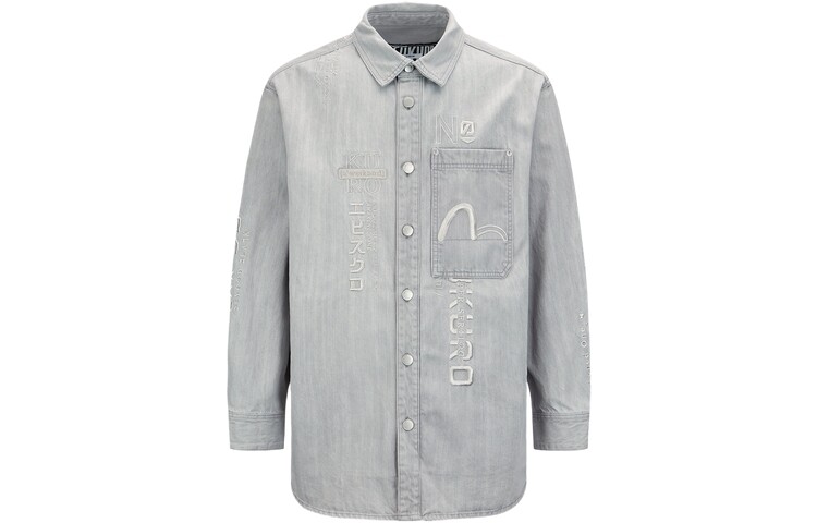 Куртка мужская светло-серая Evisu, серый
Куртка мужская светло-серая Evisu, серый