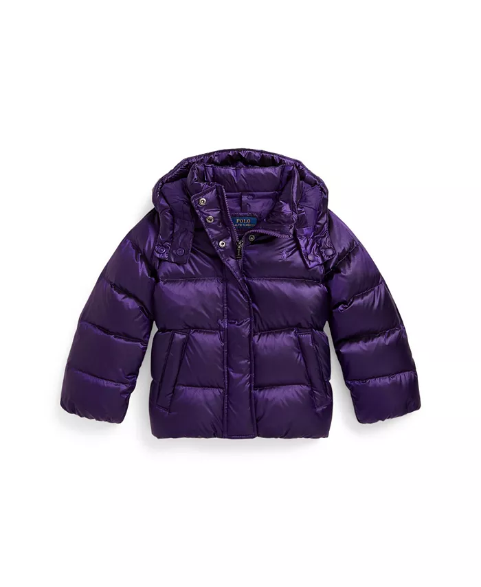 Детская куртка с капюшоном и длинными рукавами Metallic для девочек размеров 2T-6X Polo Ralph Lauren, фиолетовый
Детская куртка с капюшоном и длинными рукавами Metallic для девочек размеров 2T-6X Polo Ralph Lauren, фиолетовый