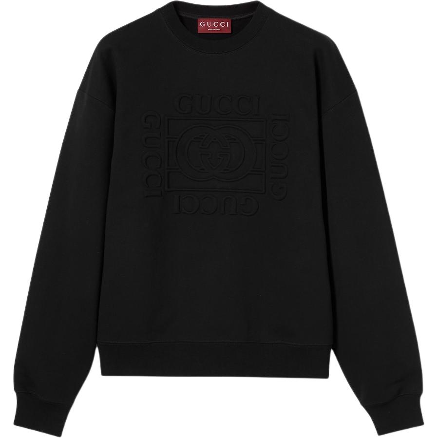 Брусовый джерси свитшот GUCCI, черный
Брусовый джерси свитшот GUCCI, черный