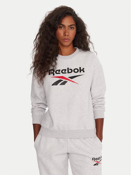 Свитшот regular fit RK25169CCW Reebok, серый
Свитшот regular fit RK25169CCW Reebok, серый