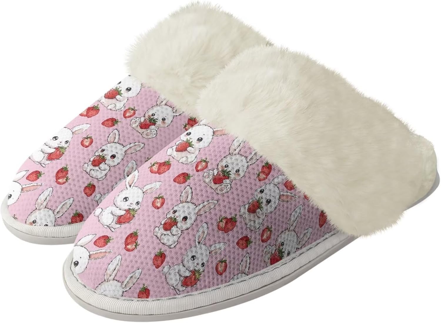 Домашние тапочки Forchrinse в стиле мультяшного Санта-Клауса для мужчин и женщин, мягкие и комфортные, рождественские, легкие, пушистые, с эффектом памяти, удобные для дома, Rabbit Strawberry
Домашние тапочки Forchrinse в стиле мультяшного Санта-Клауса для мужчин и женщин, мягкие и комфортные, рождественские, легкие, пушистые, с эффектом памяти, удобные для дома, Rabbit Strawberry