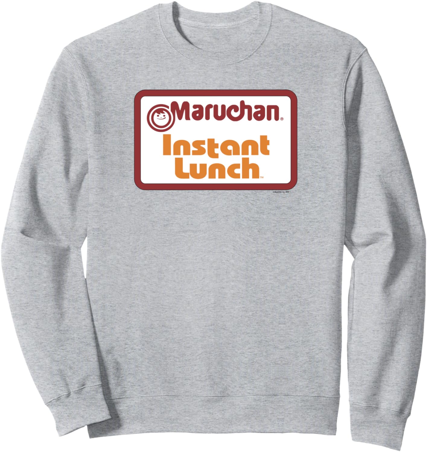 Толстовка с официальным логотипом карты быстрого приготовления ланча Maruchan Maru-Chan, серый
Толстовка с официальным логотипом карты быстрого приготовления ланча Maruchan Maru-Chan, серый
