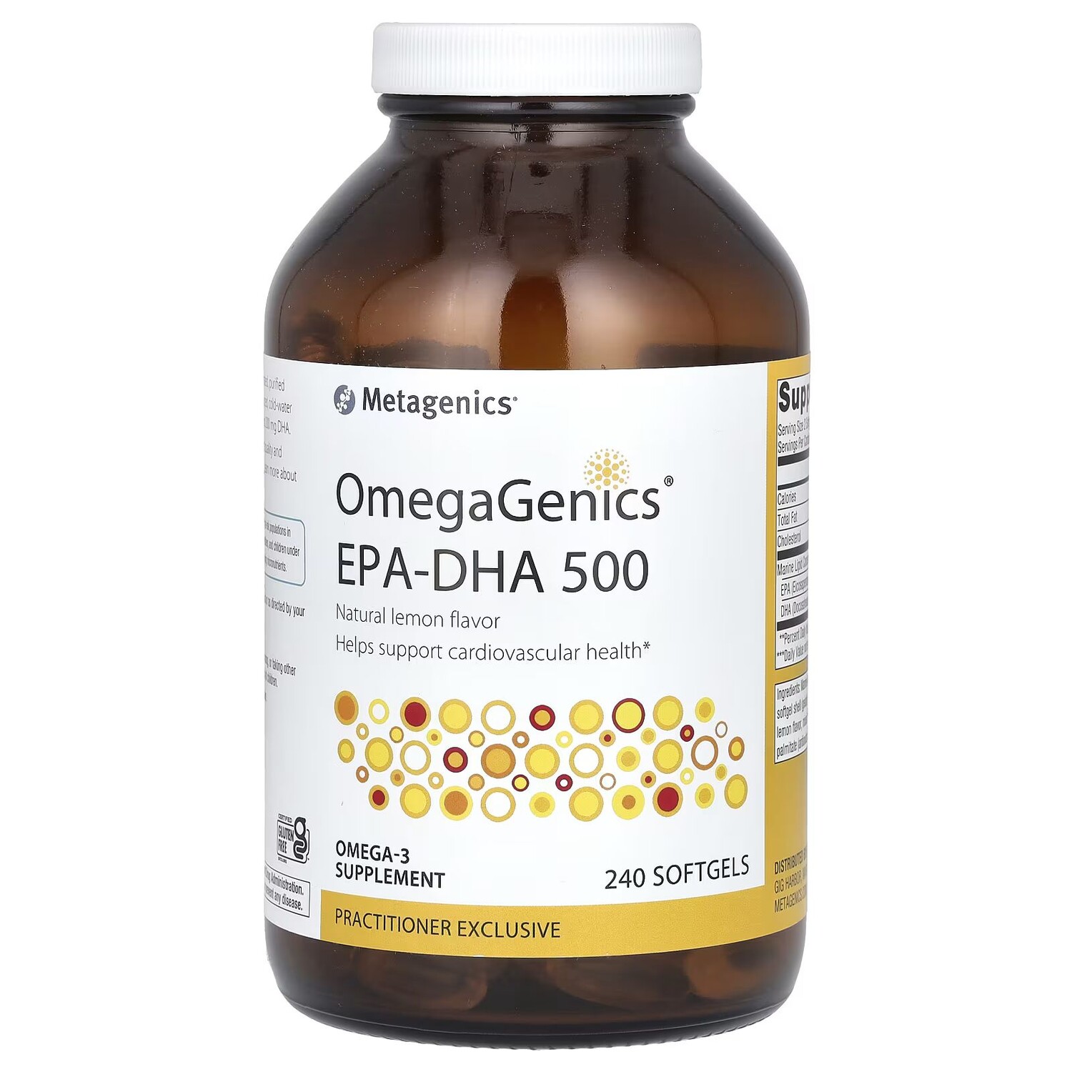 OmegaGenics, EPA-DHA 500, натуральный лимон, 240 мягких таблеток Metagenics
OmegaGenics, EPA-DHA 500, натуральный лимон, 240 мягких таблеток Metagenics