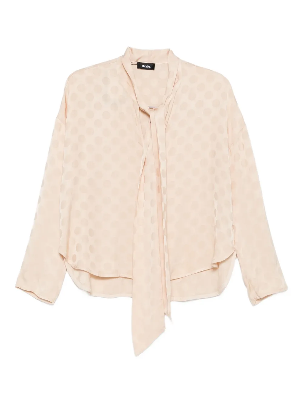 Блузка в горошек с завязкой на шее DIXIE, нейтральный
Блузка в горошек с завязкой на шее DIXIE, нейтральный