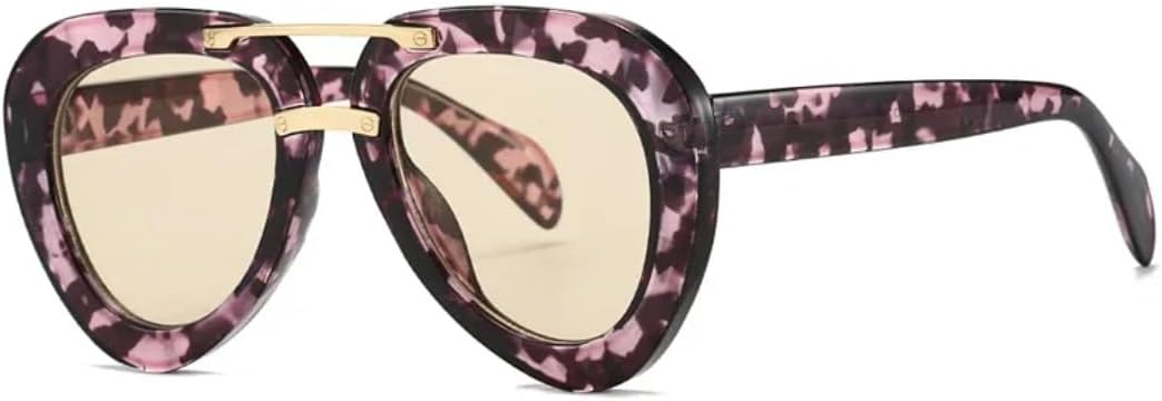 Солнцезащитные очки с защитой UV400 | Двойная перемычка, градиентные линзы | для женщин и мужчин, для занятий спортом на открытом воздухе и вождения DSVIGF, Pattern Champagne
Солнцезащитные очки с защитой UV400 | Двойная перемычка, градиентные линзы | для женщин и мужчин, для занятий спортом на открытом воздухе и вождения DSVIGF, Pattern Champagne