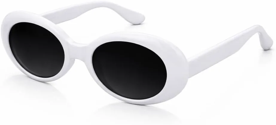 Винтажные солнцезащитные очки Vaulted Skulls & Co в стиле 1960-х годов | Очки Clout | Классические ретро-очки овальной формы | Унисекс Vaulted Skulls & Co, White
Винтажные солнцезащитные очки Vaulted Skulls & Co в стиле 1960-х годов | Очки Clout | Классические ретро-очки овальной формы | Унисекс Vaulted Skulls & Co, White