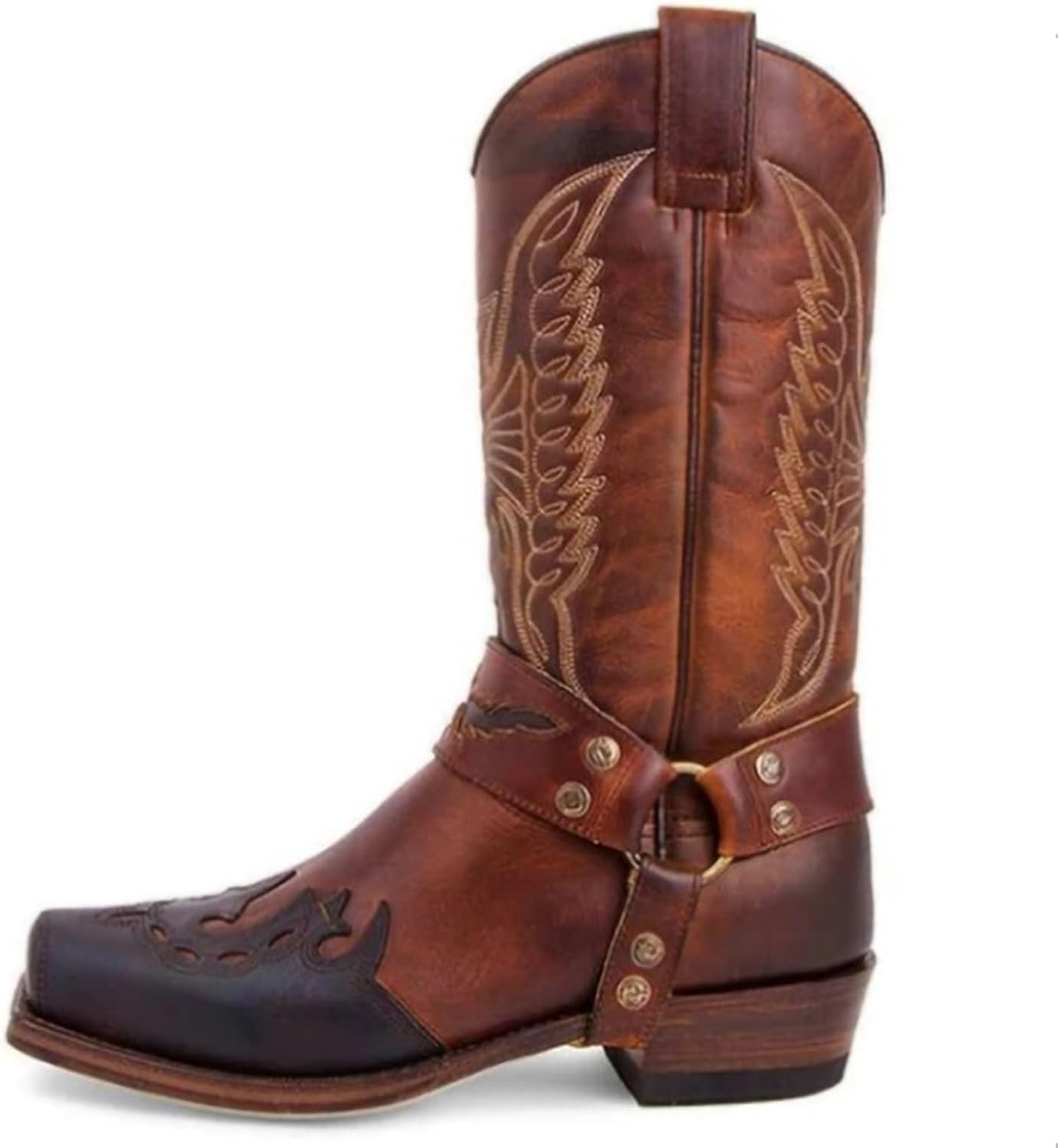 Мужские и женские средние сапоги DHAEY Western, удобные повседневные сапоги для верховой езды, модные вышитые с квадратным носком, массивным каблуком и строчкой, деревенский стиль (Цвет: коричневый, Размер: 8.5 женский / 7 мужской)
Мужские и женские средние сапоги DHAEY Western, удобные повседневные сапоги для верховой езды, модные вышитые с квадратным носком, массивным каблуком и строчкой, деревенский стиль (Цвет: коричневый, Размер: 8.5 женский / 7 мужской)