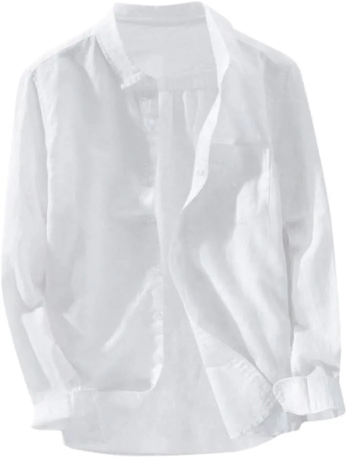 Мужская рубашка с длинным рукавом Casual Loose Fit для летнего отдыха
Мужская рубашка с длинным рукавом Casual Loose Fit для летнего отдыха