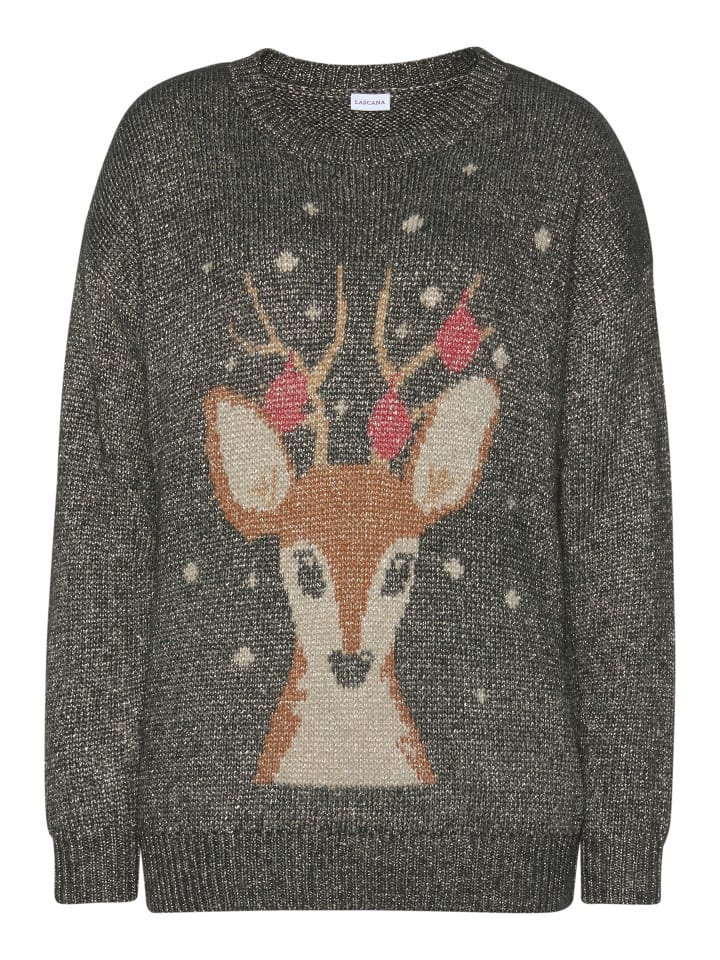 Свитер LASCANA, черный
Свитер LASCANA, черный