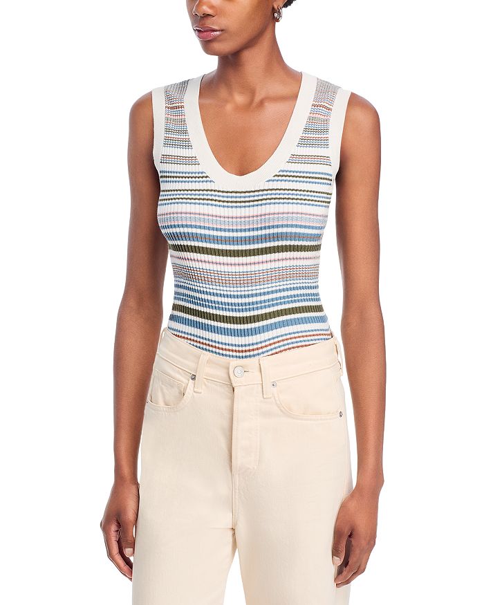 Трикотажный топ Ezinna в полоску Veronica Beard, мультиколор
Трикотажный топ Ezinna в полоску Veronica Beard, мультиколор