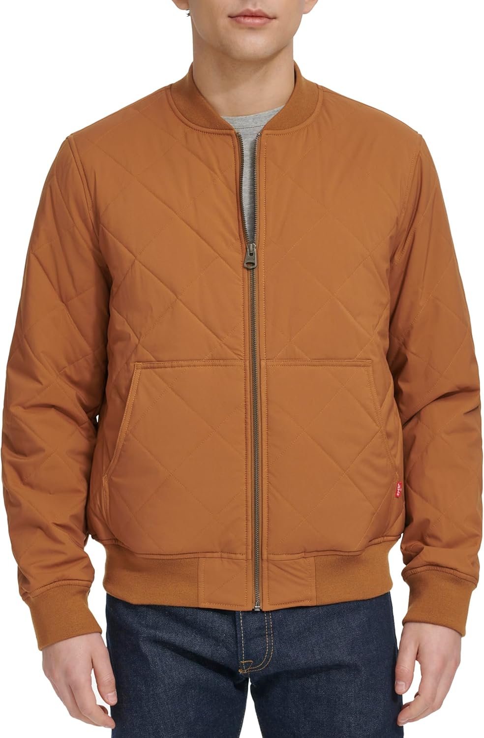 Мужская стеганая куртка-бомбер Levi's Diamond, Worker Brown Patch Pocket
Мужская стеганая куртка-бомбер Levi's Diamond, Worker Brown Patch Pocket