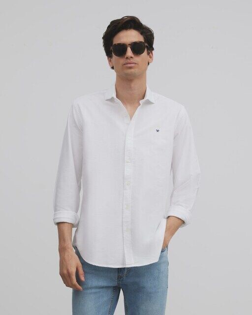 Однотонная узкая мужская рубашка Silbon, белый
Однотонная узкая мужская рубашка Silbon, белый