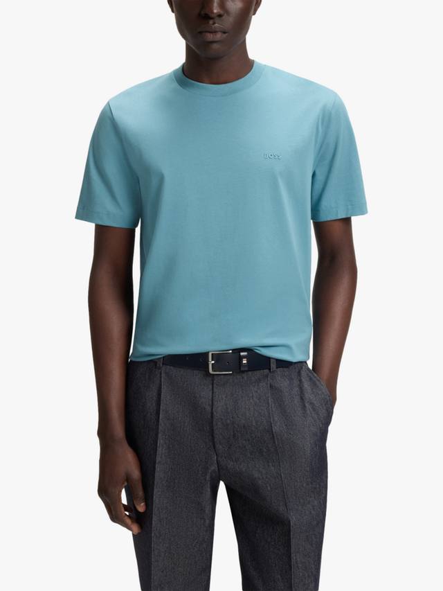 Футболка BOSS с круглым вырезом из хлопка HUGO BOSS, Light Blue
Футболка BOSS с круглым вырезом из хлопка HUGO BOSS, Light Blue