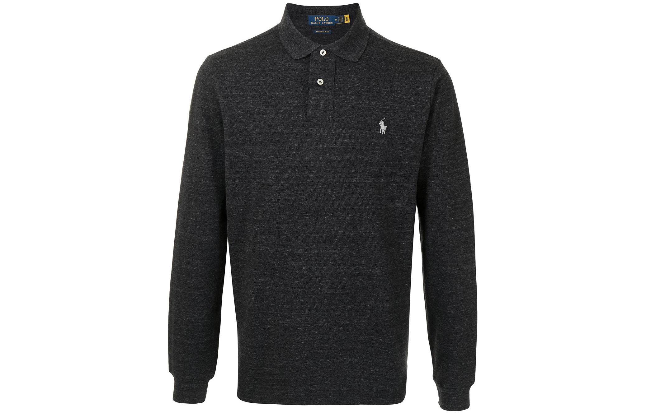 Поло Polo Ralph Lauren из хлопка, темно-серый
Поло Polo Ralph Lauren из хлопка, темно-серый