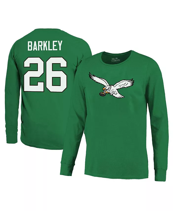 Мужская футболка Saquon Barkley Kelly Green Philadelphia Eagles с длинным рукавом и именной номером Majestic, Зеленый, Мужская футболка Saquon Barkley Kelly Green Philadelphia Eagles с длинным рукавом и именной номером Majestic
Мужская футболка Saquon Barkley Kelly Green Philadelphia Eagles с длинным рукавом и именной номером Majestic, Зеленый, Мужская футболка Saquon Barkley Kelly Green Philadelphia Eagles с длинным рукавом и именной номером Majestic