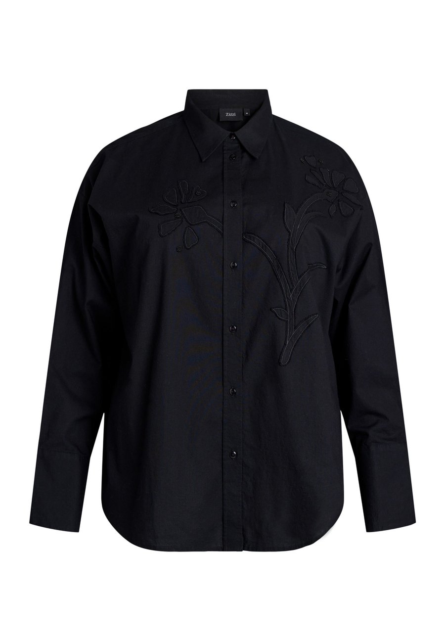 Блуза Zizzi MIT TON-IN BLUMENSTICKEREI, Black
Блуза Zizzi MIT TON-IN BLUMENSTICKEREI, Black